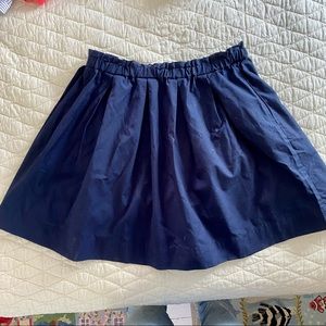 Navy Uniqlo Pleated Skirt - Size L